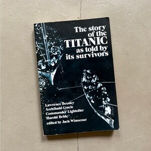 1960 The Story of the Titanic as Told by Its Survivors Iceberg Shipwreck 1912